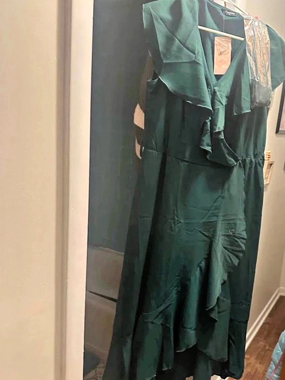 Formal Green Maxi Dress New with tags